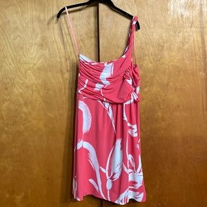 Pink Printed BCBG Maxazria Dress in Large